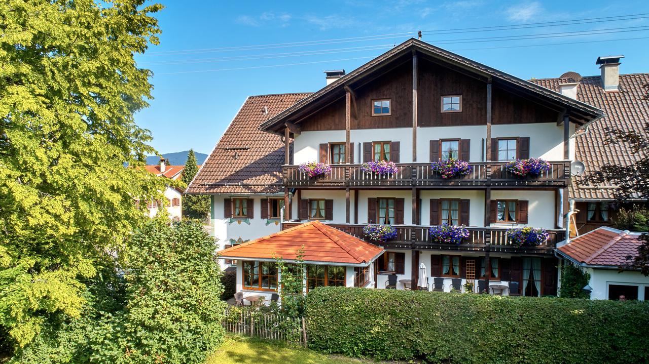 Gästehaus Enzianhof Hotel Garni Oberammergau Exterior foto