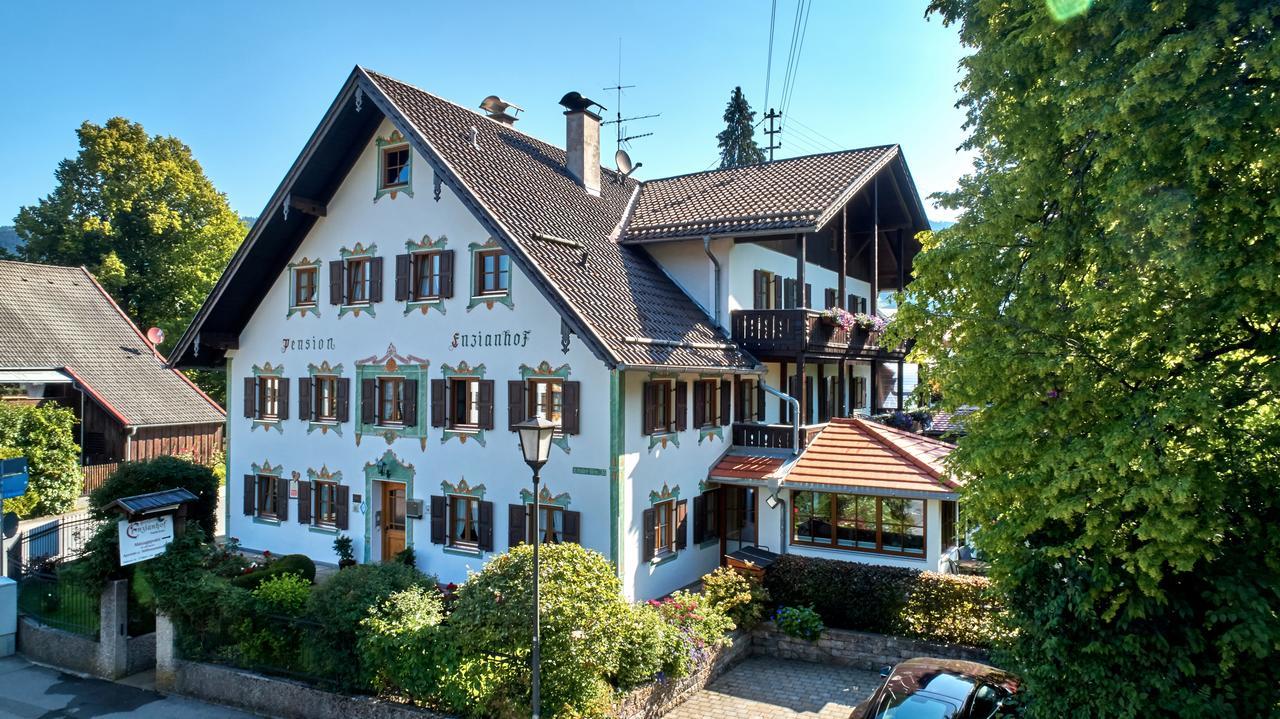 Gästehaus Enzianhof Hotel Garni Oberammergau Exterior foto